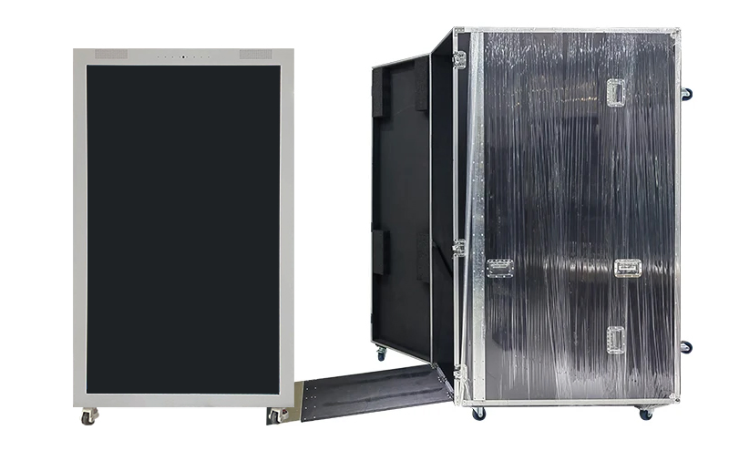 Indoor 86 Inch 4K 3D Hologram Box Touch Screen Advertising Display Cabinet Showcase LCD Display Box Transparent Holobox