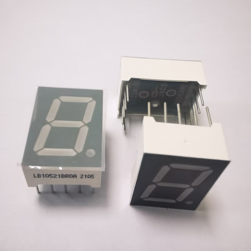 7 Segment LED Display 1 Digit 13.2mm Green for Instrument