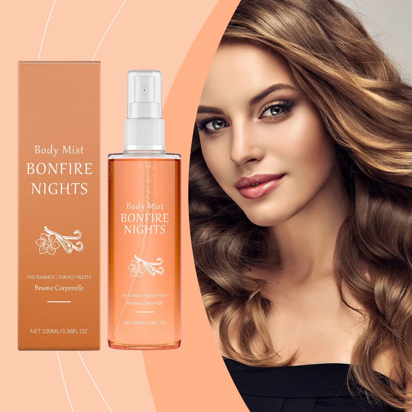 Original Brazilian Coconut Hair and Body Perfume Spray Long Lasting Scent Body Mist for Women