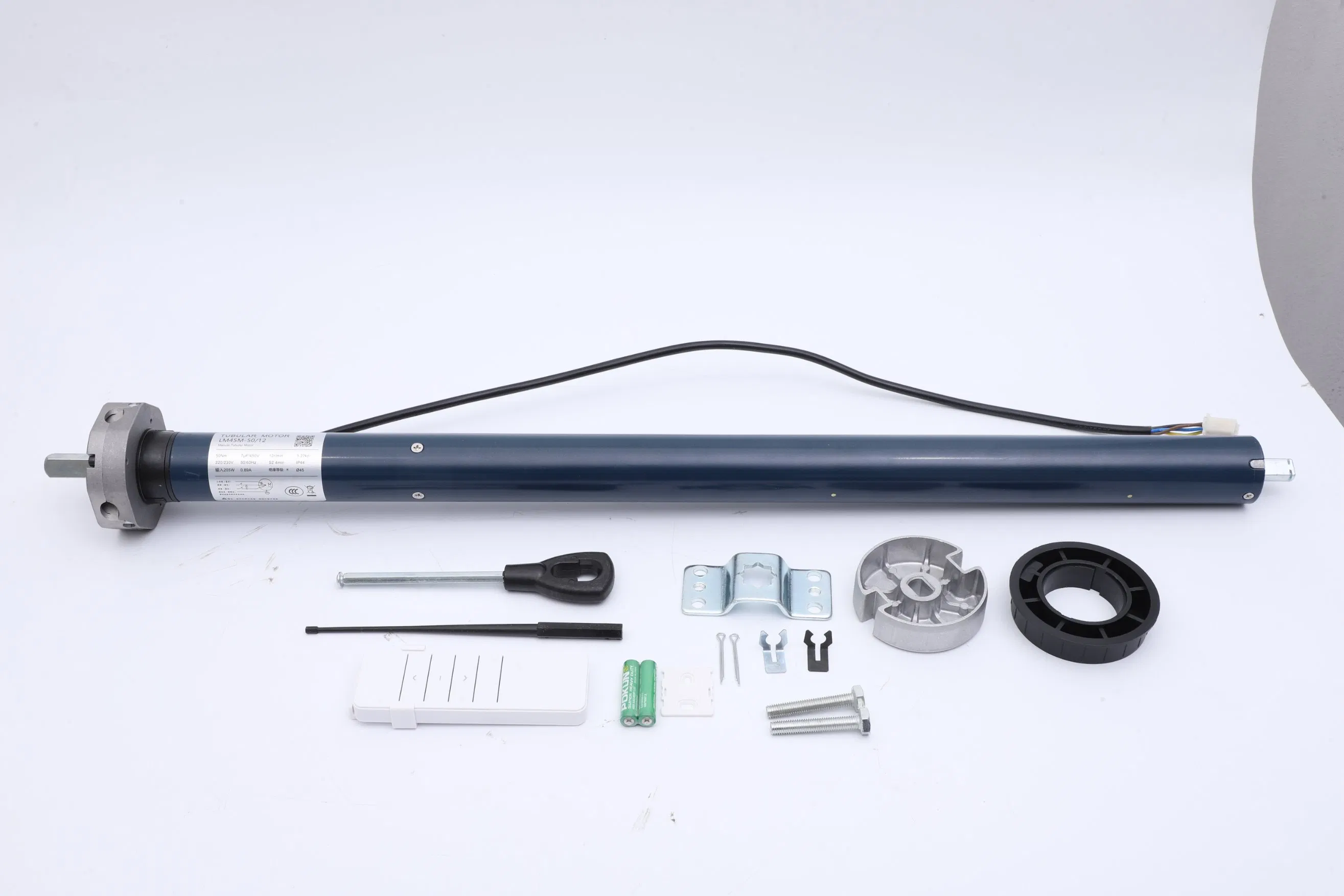 Long Shaft 45mm Motor with Crank for Wide or Heavy-Duty Window Coverings