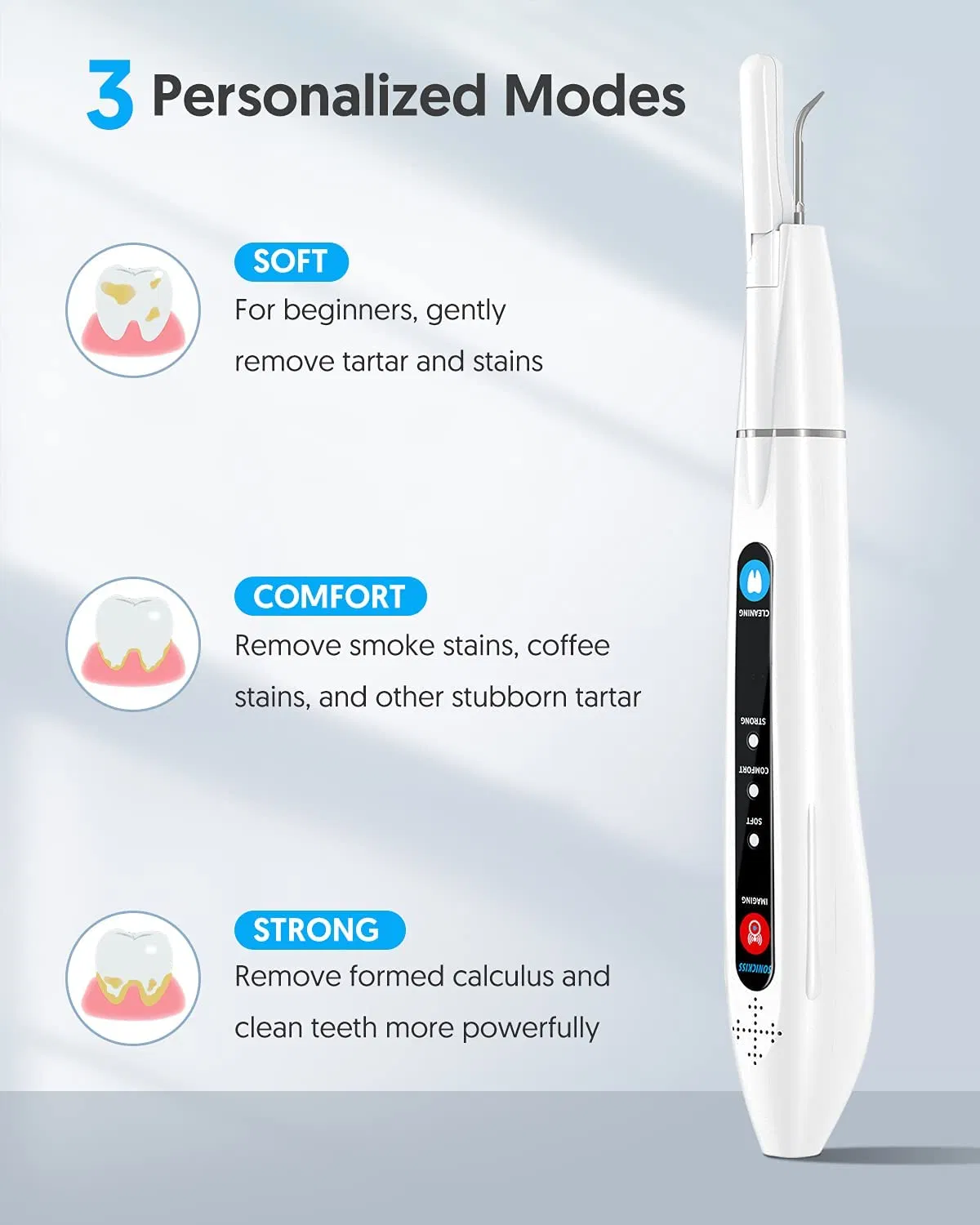 Ультразвуковой скалер для удаления зубного камня и налета
