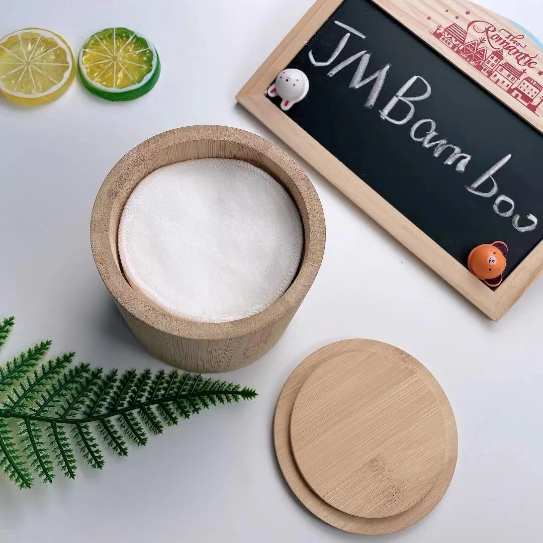 Бамбуковая коробка для ватных дисков