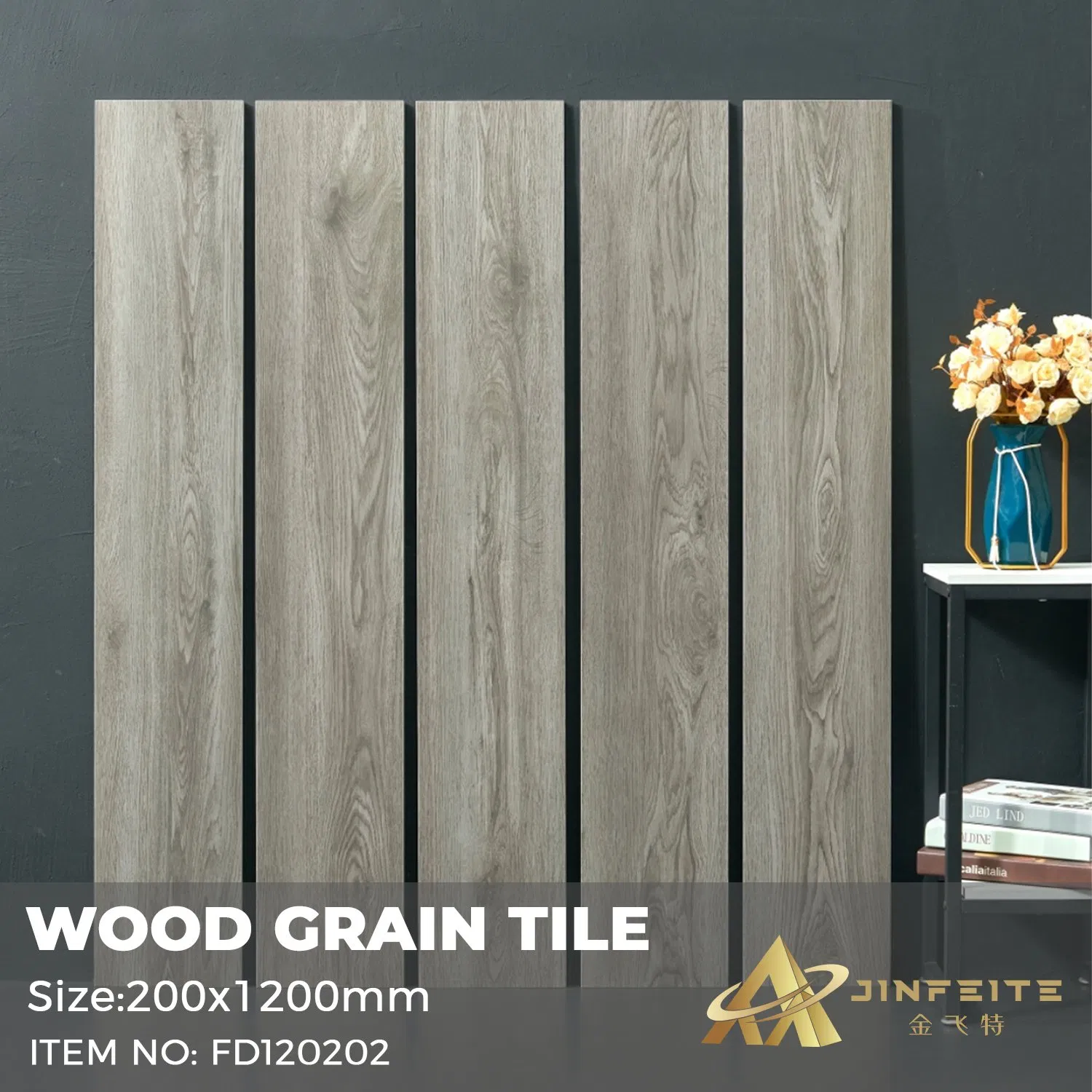 Durable Waterproof 20*120cm Wood Design Porcelain Tile Fujian Factory Cheap Price