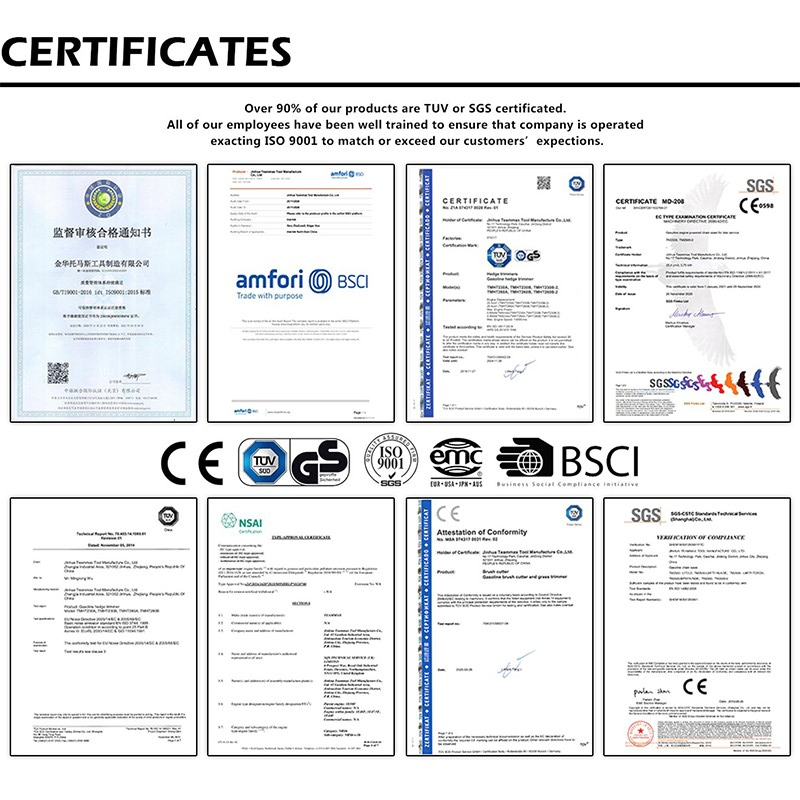 CE Certified 25.4cc Cordless Gas Hedge Trimmer for Professionals