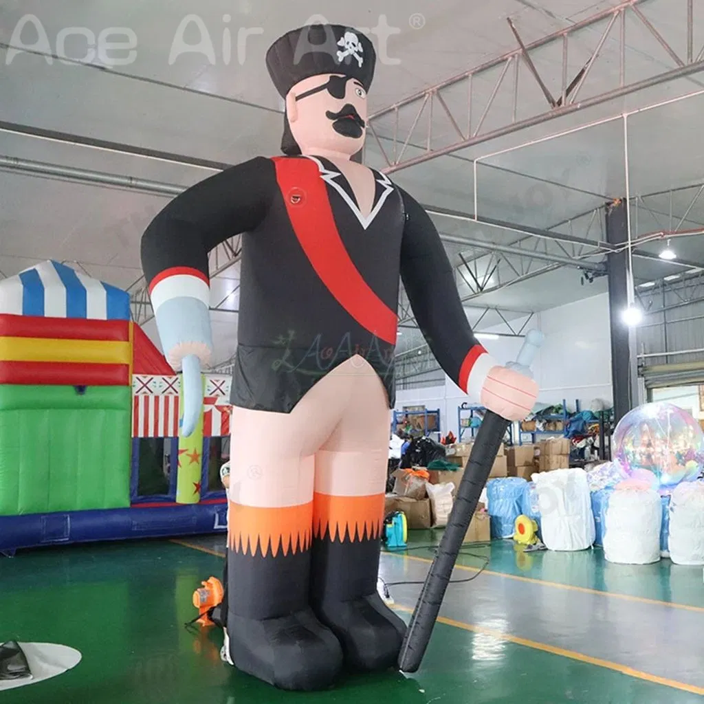 Promotion Giant Inflatable Pirate Cartoon Inflatable Pirate Captain for Advertisement