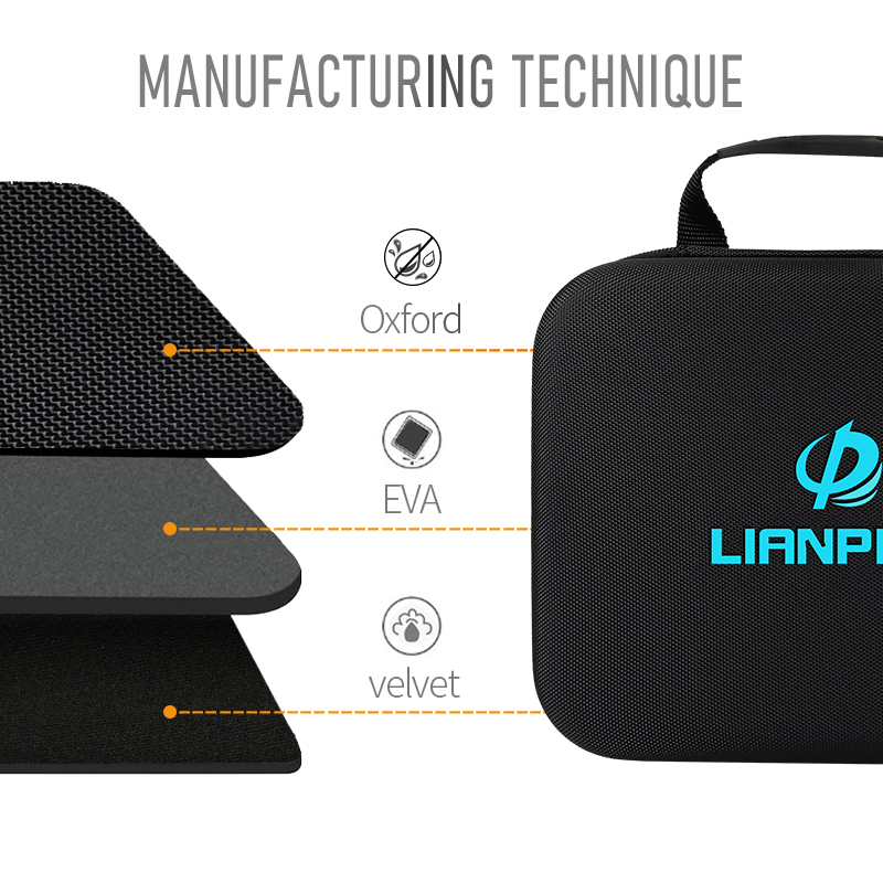 Чехол EVA для инструментов парикмахера с ручкой и молнией