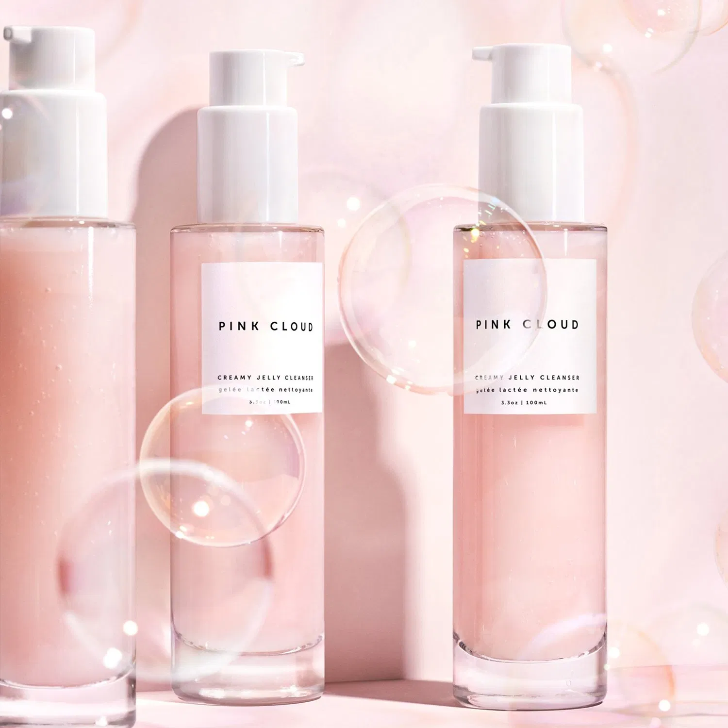 Aixin OEM ODM 100ml Cleaning Gel Gently Hydrates Removes Makeup Cleanser Face Wash Rose Water Creamy Jelly Facial Cleanser
