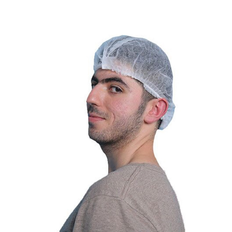 Disposable Non Woven Mob/Clip Cap 10GSM in Blue for Dental/ Food industrial