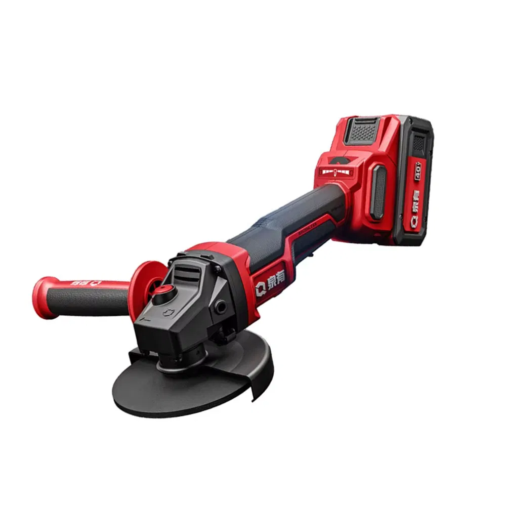 Qy-9600 100mm Brushless Cordless Angle Grinder with 40V Power
