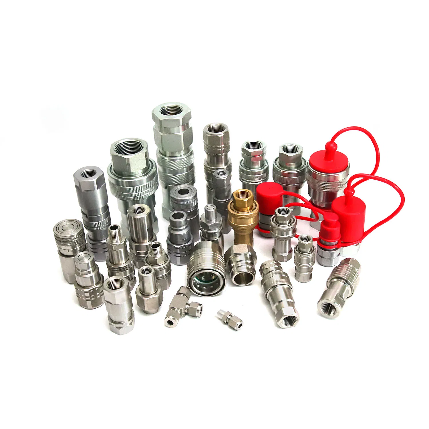 Naiwo Stainless Steel Pipe Connector Hose Fitting ISO-B Quick Disconnect Coupling DN20 Hydraulic Valve