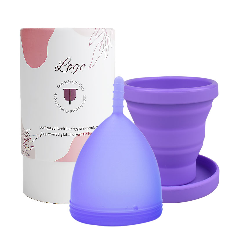 Private Label 100% Medical Grade Silicone Period Cup Women Reusable Menstrual Cup