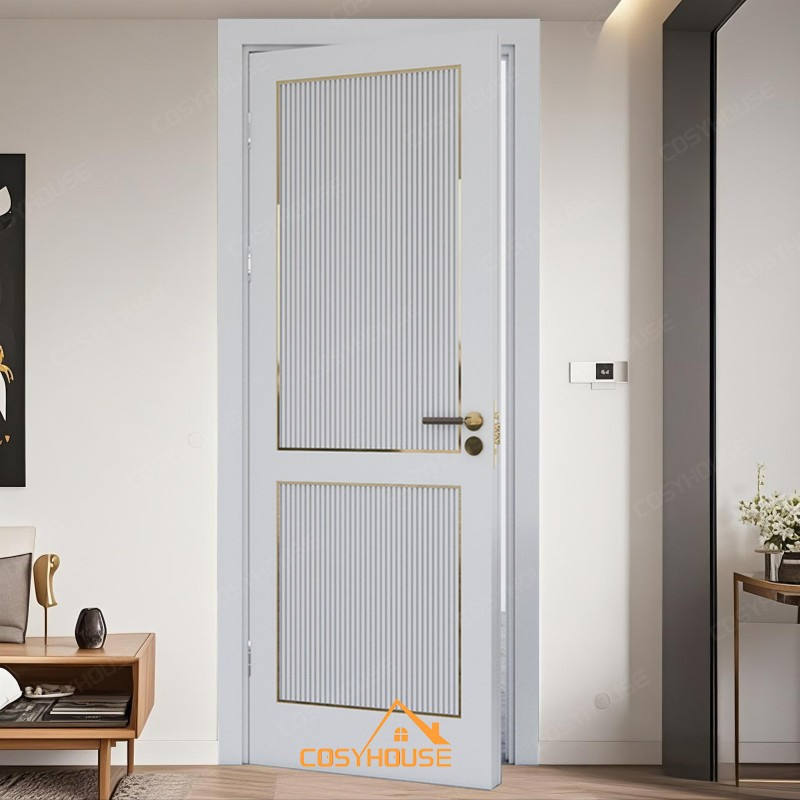 Classic Fire-Rated Wooden Entry Door for Residential & Commercial Use