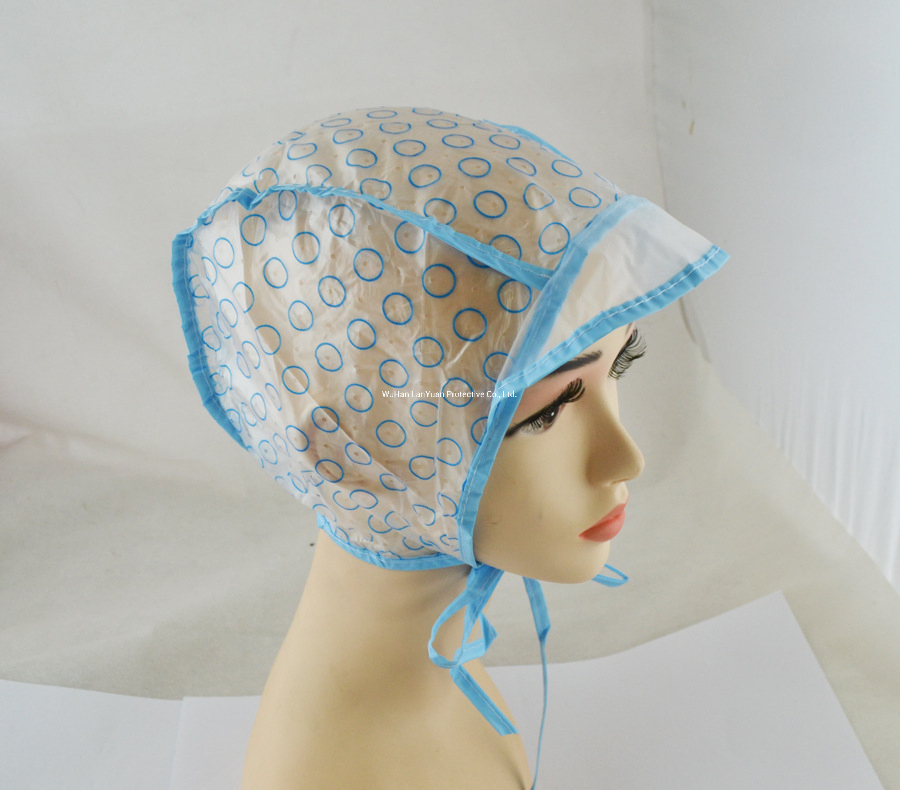 Disposable PE Plastic Hair Salon Tipping Cap