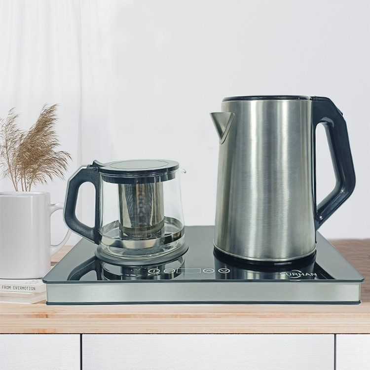 Factory Supply Tea Maker Machine Keep Warmer 360 Electrical Appliances Kettle Coffee Tea Maker Tray Set