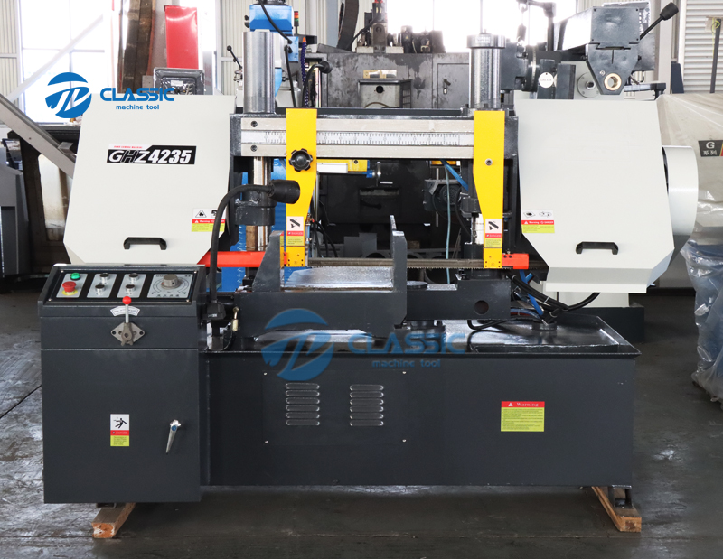 Ленточная пила по металлу поворотная угловая GHZ-4235