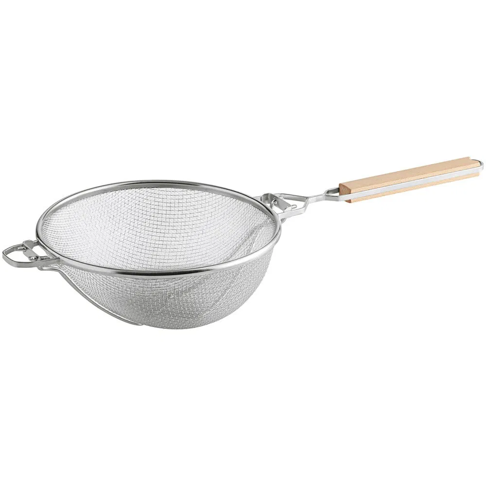 Commercial Kitchen Stainless Steel Water Oil Mesh Colanders & Strainers Basket
