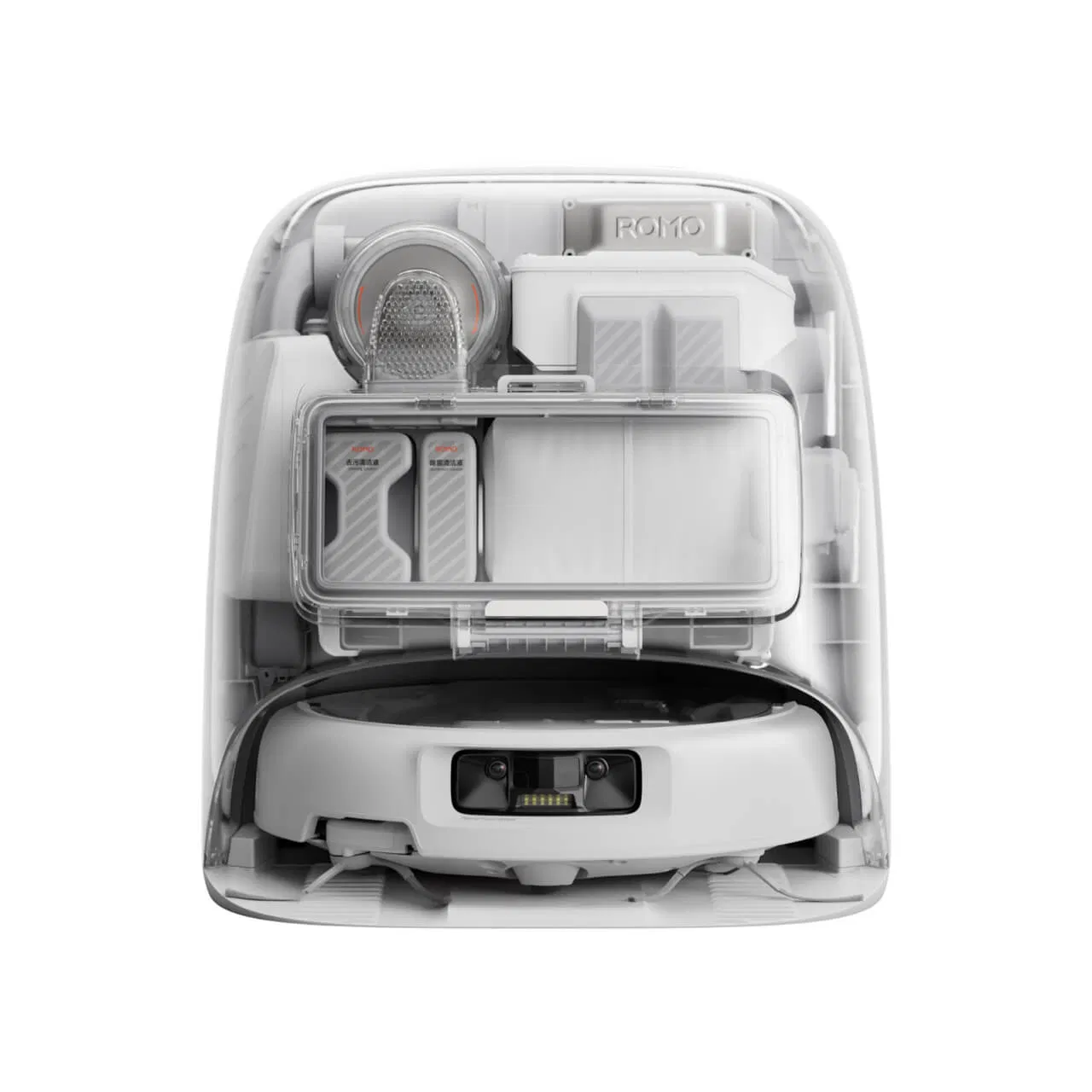 Smart DJ Romo S Robot Vacuum Cleaner Smart Dtof Navigation ≤ 45db Large Area Quiet Cleaning