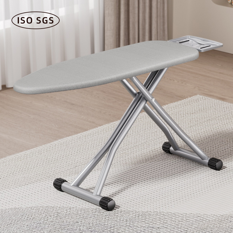 Standing Floor Ironing Board for Hotel - Freestanding Foldable Design with Steel Frame