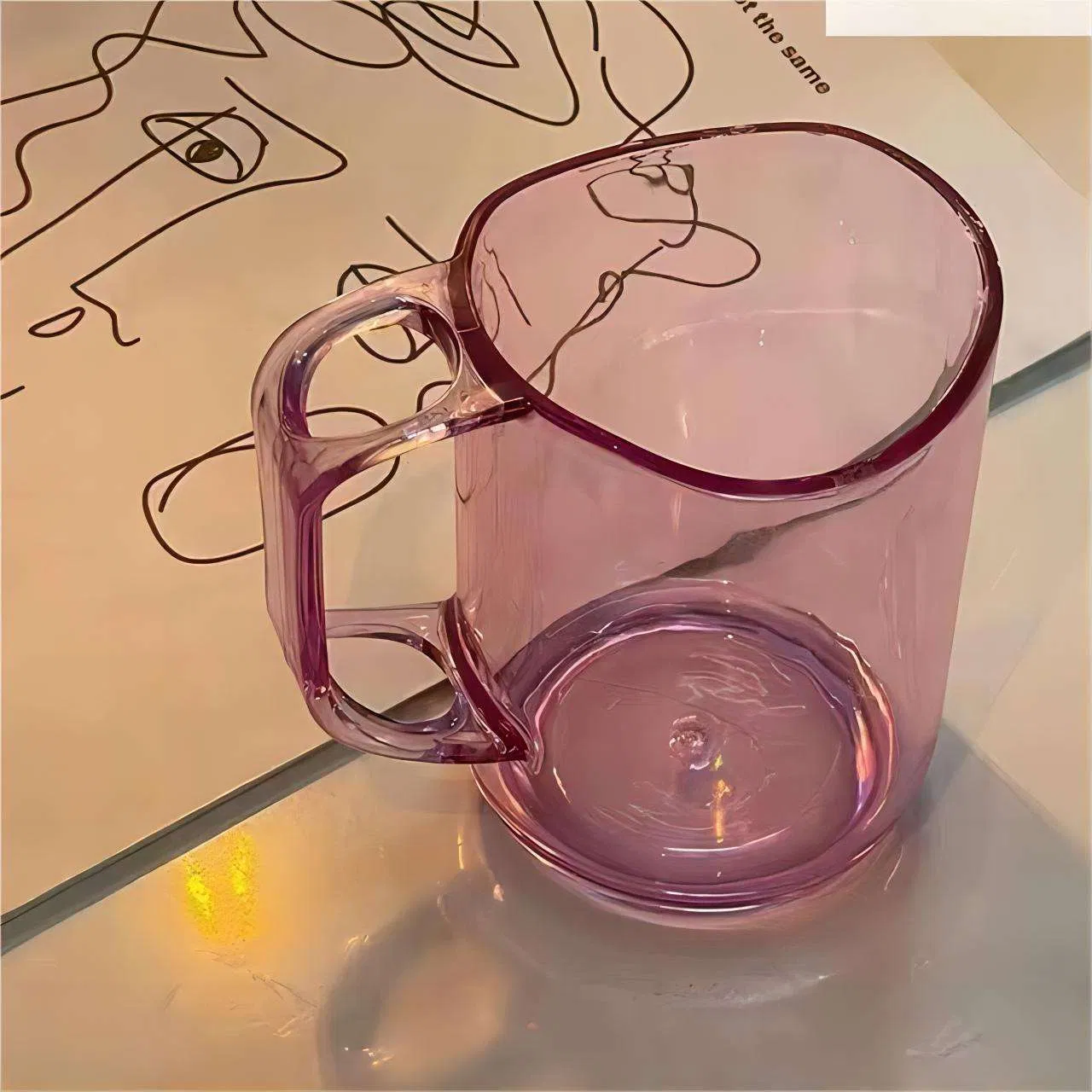 Family Transparent PP Plastic Toothbrush Holder Cup