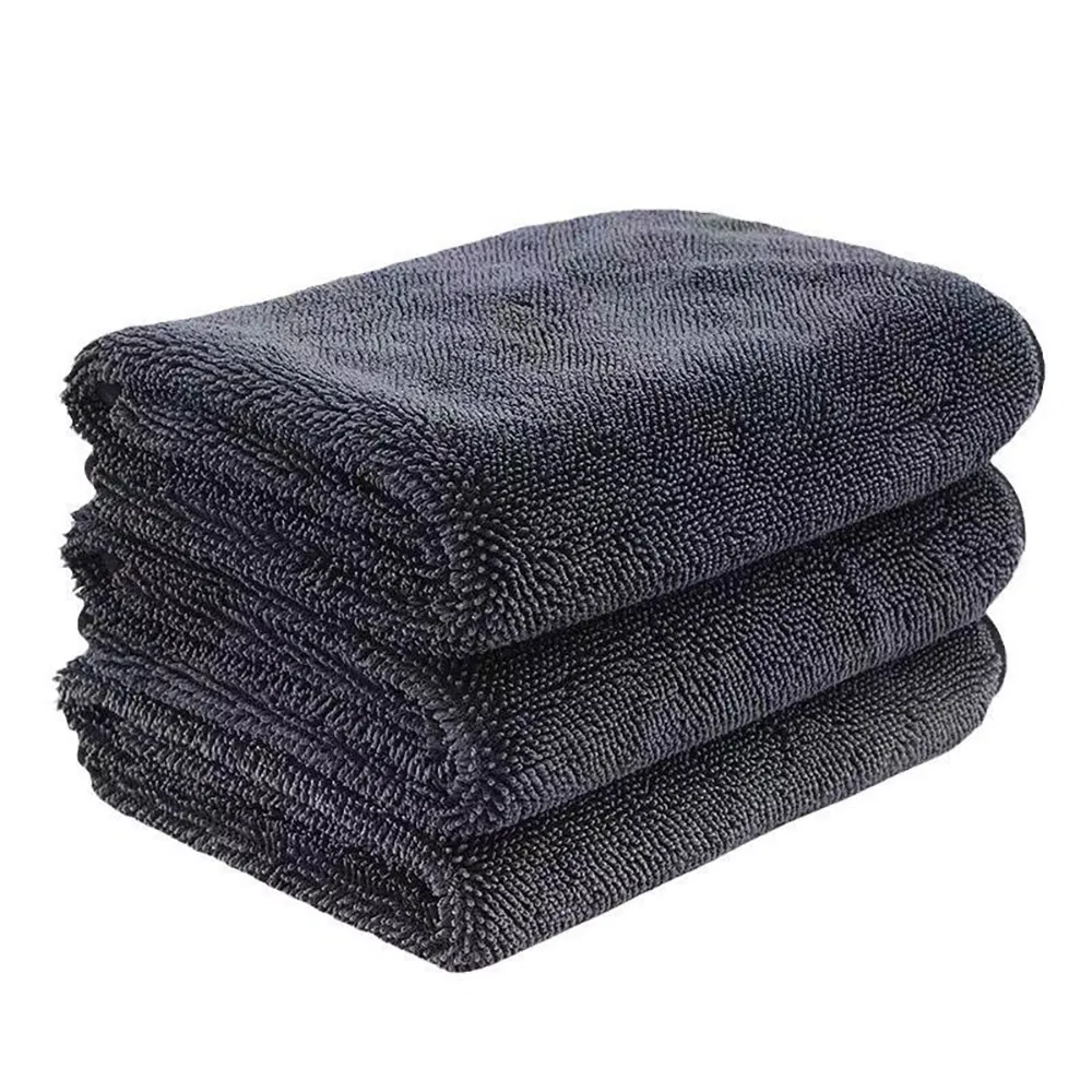Premium Dark Grey Car Detailing Towel - Ultra Absorbent Microfiber Kitchen Ware