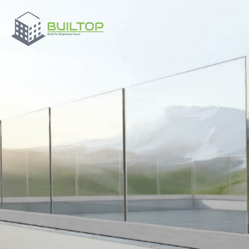Clear Tempered Glass Railing-Modern & Secure Balcony Guard