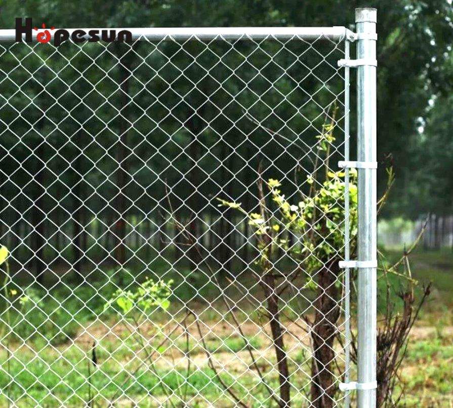 White Color PVC Coated Chain Link Fence Wire Mesh