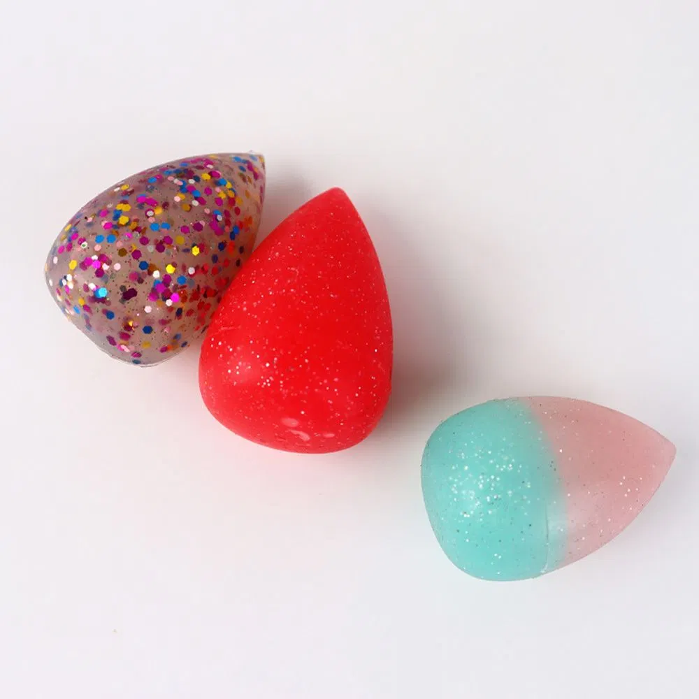 Soft 3D Mini Beauty Silicone Blender Powder Puff Reusable Makeup Sponge Tool Cosmetic Sponges