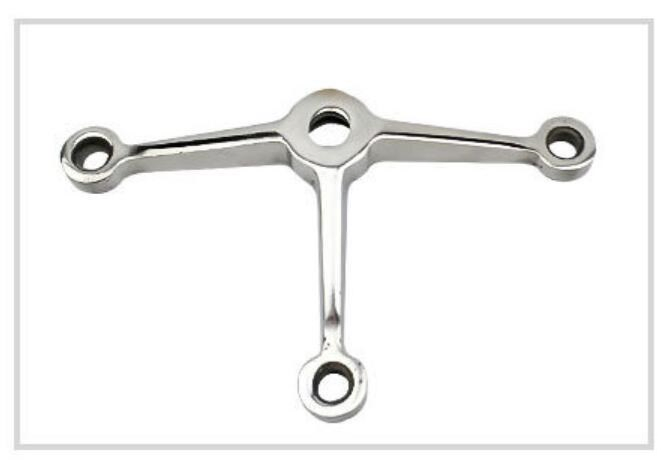 100mm Stainless Steel Glass Spider with 3 Arms/Point-Fixed Curtain Wall Hardware Withhigh Quality and Best Price