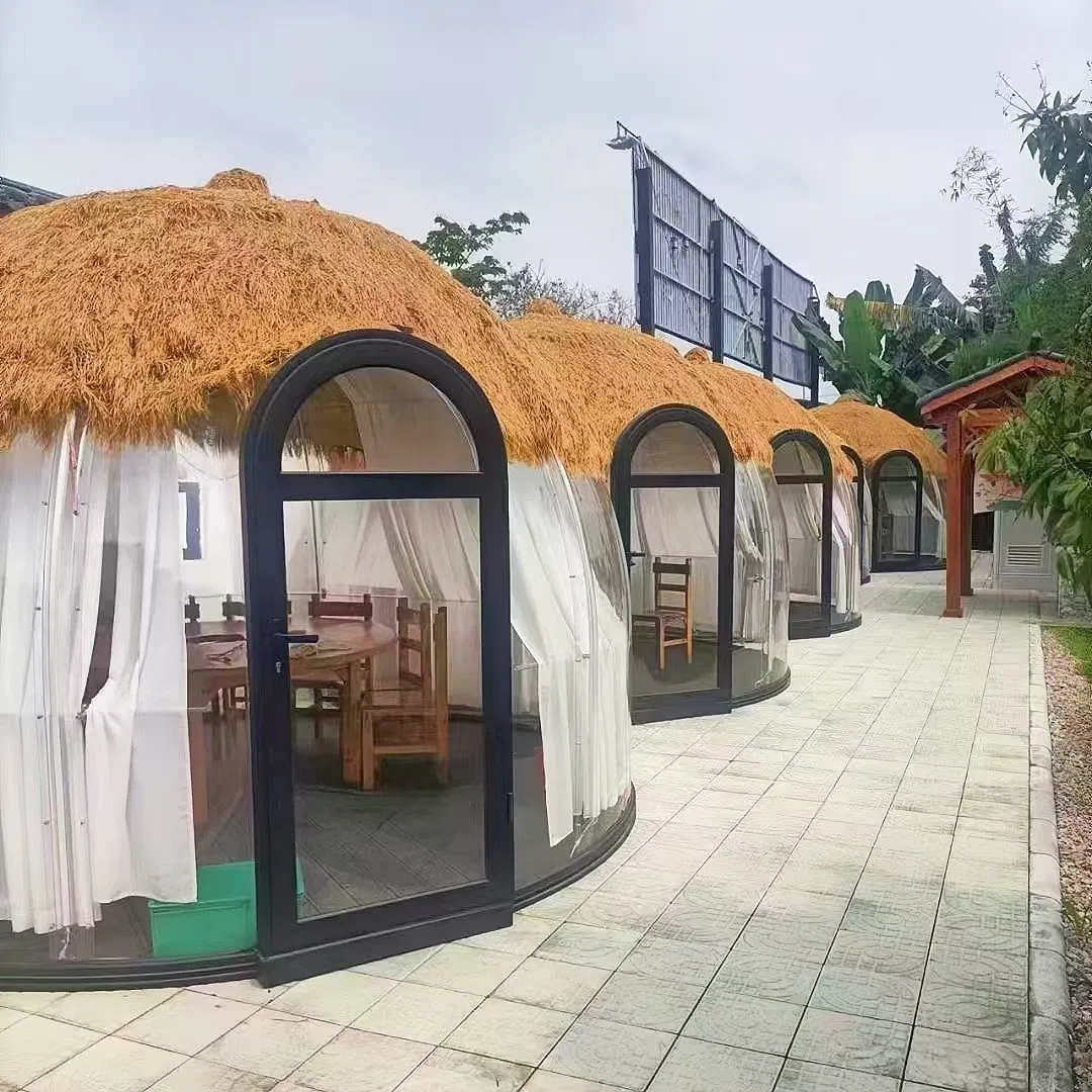 Outdoor Homestay Starry Sky Room Transparent PC Bubble House Restaurant Dome Tent