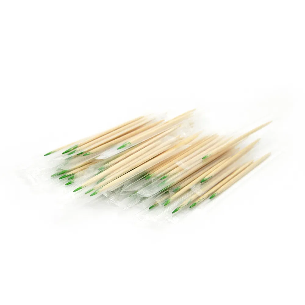 Custom Biodegradable Natural Toothpick Disposable Bamboo