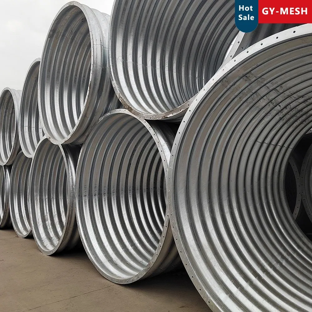 Flange Nested Corrugated Steel Pipe and Overlapped Corrugated Steel Pipe Culvert
