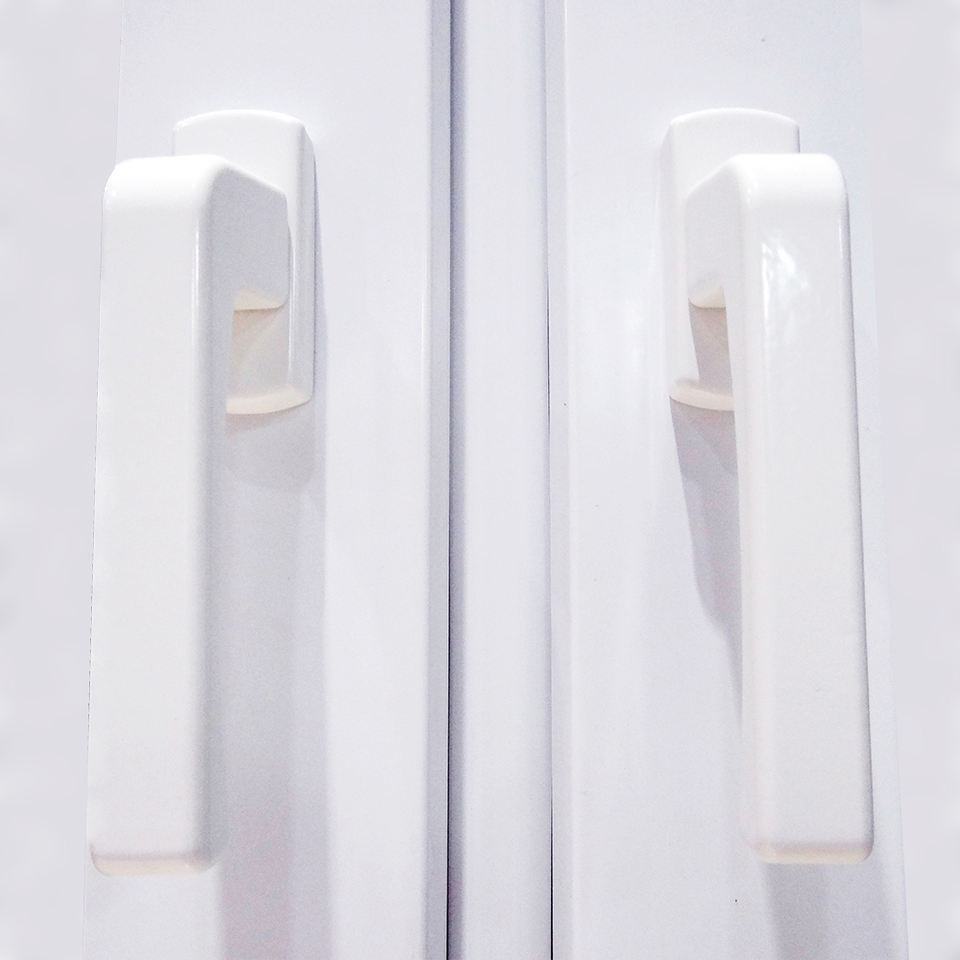 Plastic Window and Doors with Mosquito UPVC Swing PVC Windows