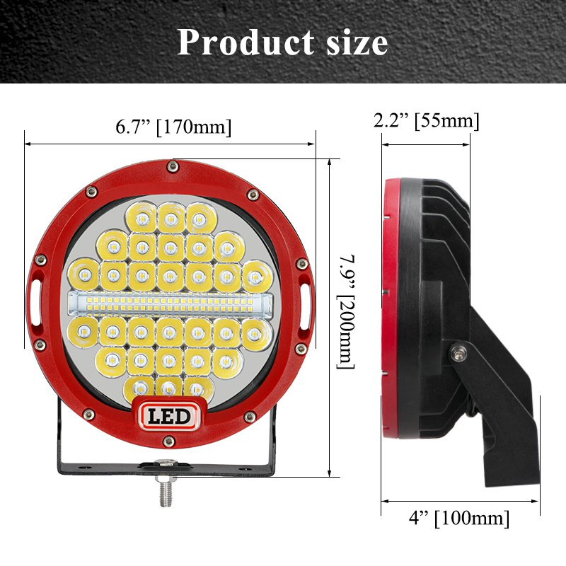Круглый светодиодный прожектор 7 дюймов IP67 для внедорожников