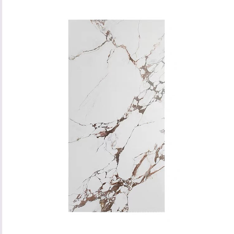 Marble Porcelain Sintered Stone Slab Luxury Modern Big Size Rock Plate Living Room TV Background Wall Tile