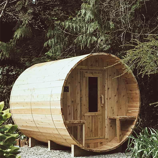 Outdoor Steam Traditional Sauna for a Natural and Soothing Experience