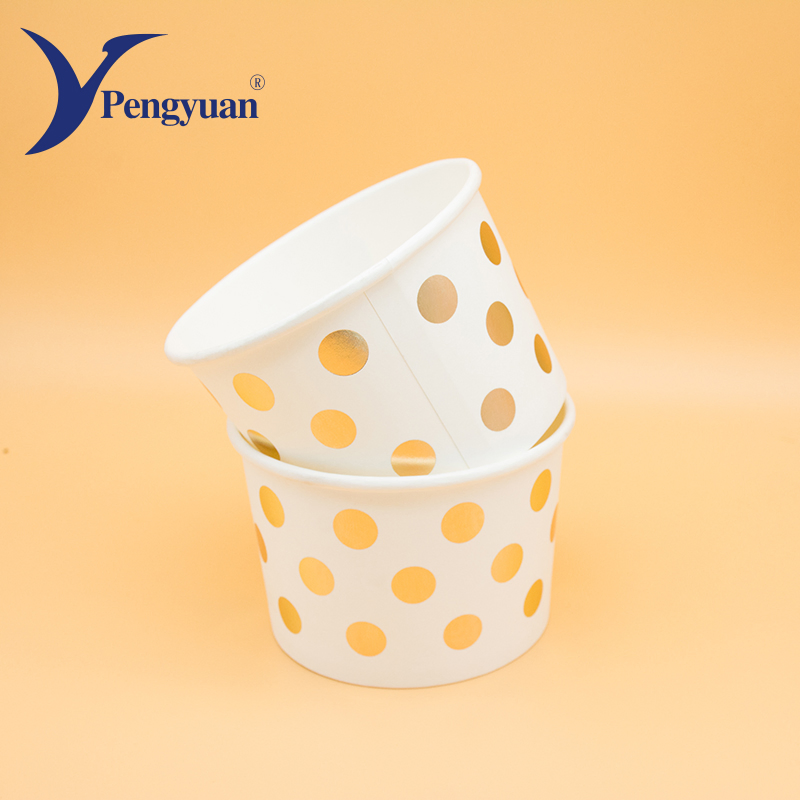 Disposable Printed Custom Ice Cream Paper Cup