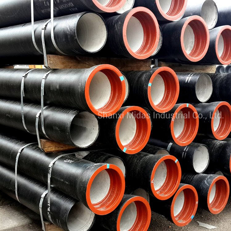 ISO 2531 Cement Lined Ductile Iron Pipe K9 100mm