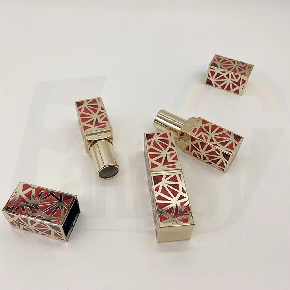 Factory Supply Packaging Bottles Cosmetic Container Gold Plastic Empty Mascara Tube Brush