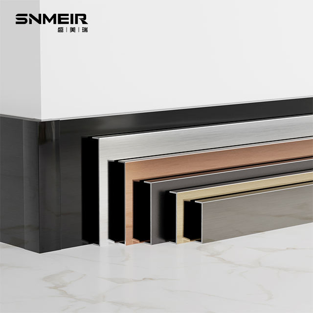 CE Certified Skirting Board for Interior Decoration Stainless Steel Skirting