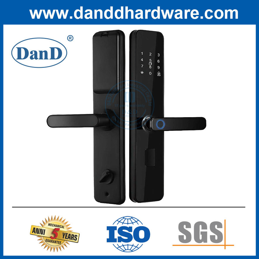 Biometric Unlock Smart Deadbolt Lock Front Door Smart Electronic Handleset for Apartment