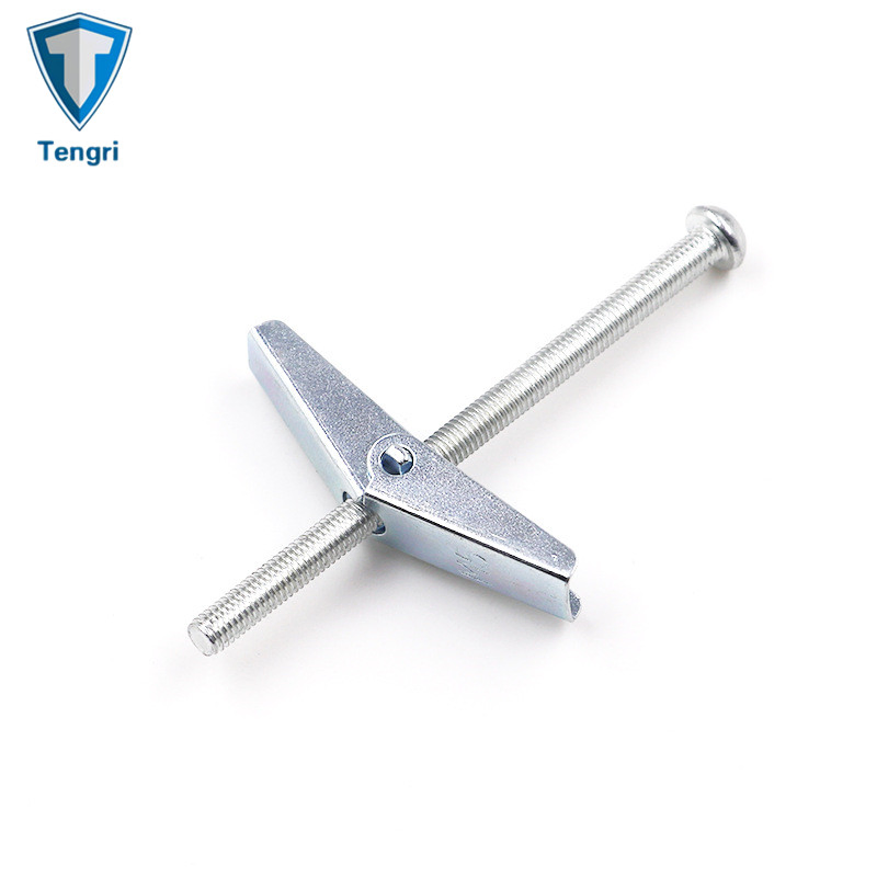 Heavy Duty Self-Drilling Zinc Toggle Drywall Anchors with Screws Kit Zinc Plated Butterfly Anchor