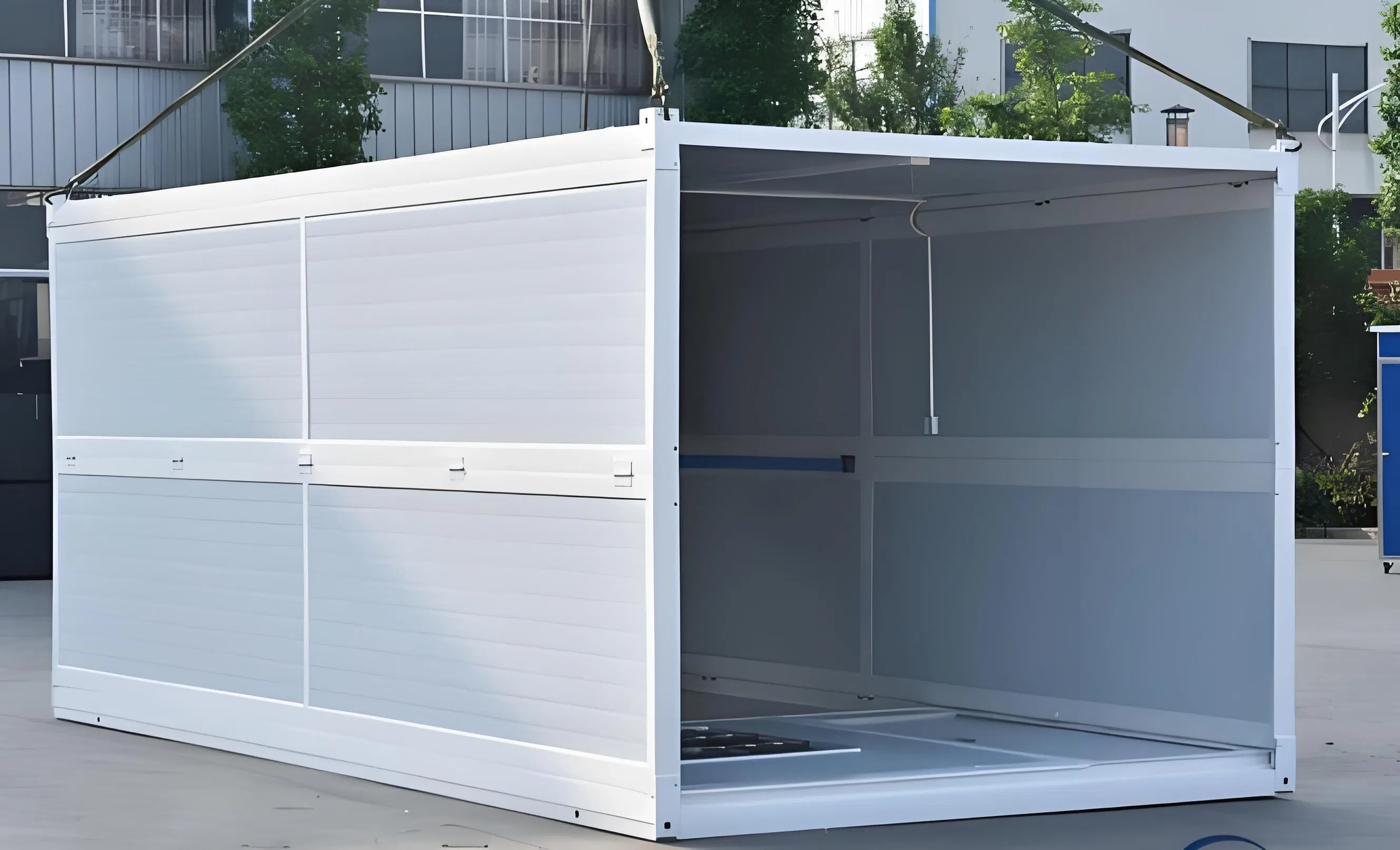 Prefabricated 3 Bedrooms Container Homes 20FT Prefab Shipping Tiny Foldable Container House with Bathroom