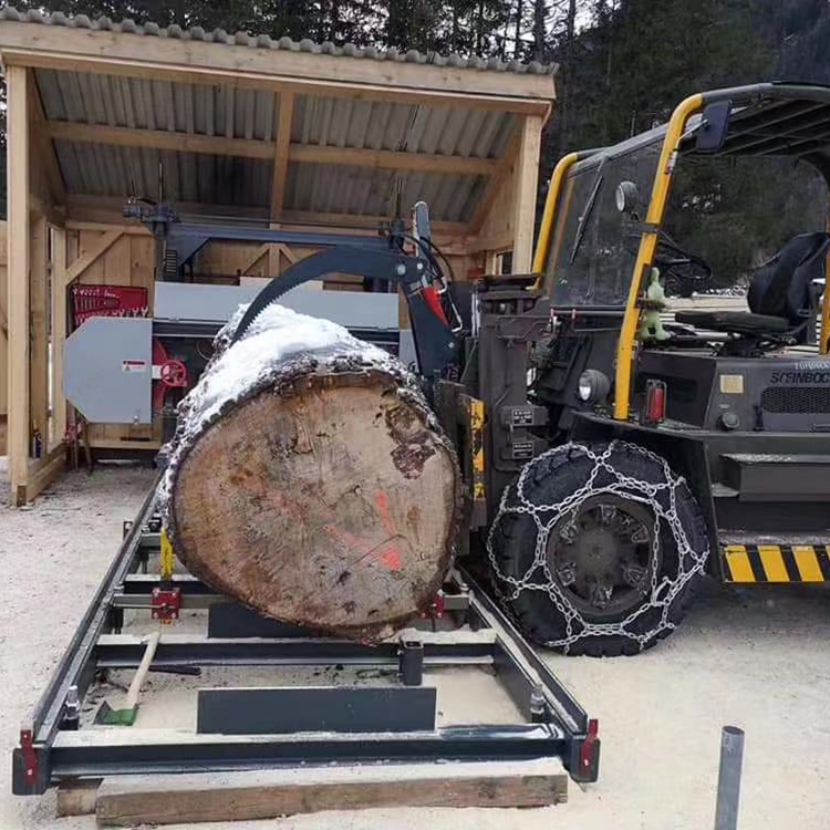 Ленточная пила портативная дизельная