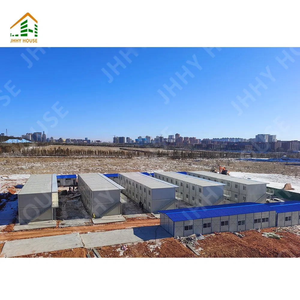 JHHY Modular Portable Fast Install Office Shop Prefabricate Flat Pack Container House