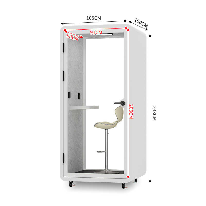Office Pod Airport Space Customizable Soundproof Booth K105 Quietly Office Pod for Phone Booth