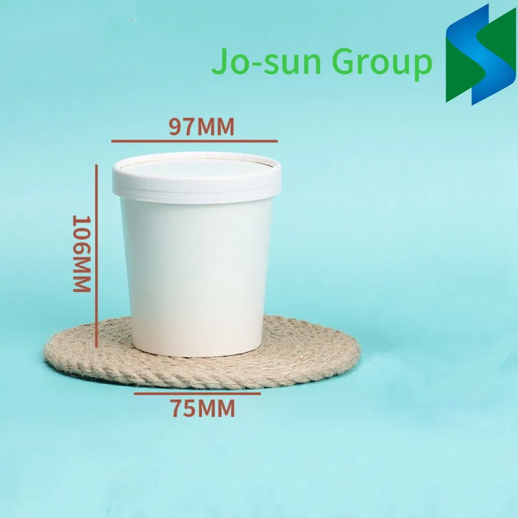 Jo-Sun Environmentally Degradable Disposable Kraft Paper Soup Bucket