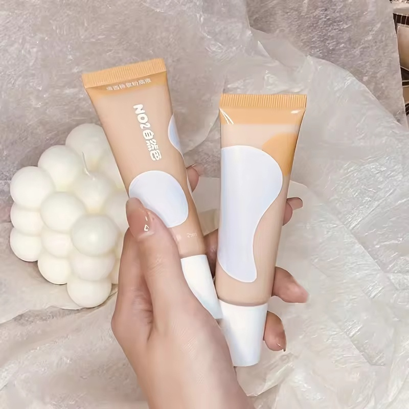 Moisturizing Semi-Matte Liquid Foundation - Medium Coverage Buff Foundation for Oily Skin, Lightweight Non-Comedogenic Makeup