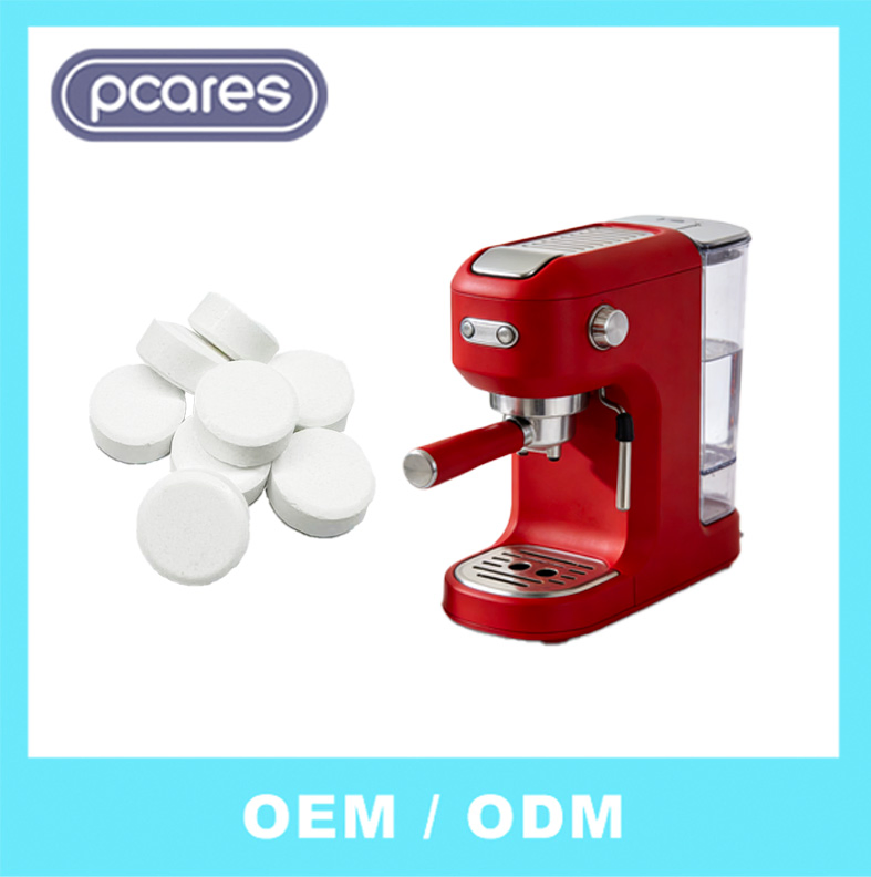 Solid Eco-Friendly Espresso Machine Detergent Coffee Machine Cleaning Tablets