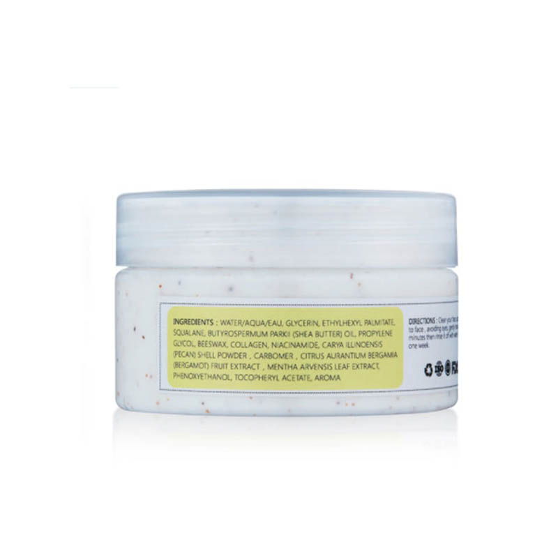 Wholesale Skin Care Lemon Body Scrub Black Head Remover Moisture Best Body Scrub Shower Gel