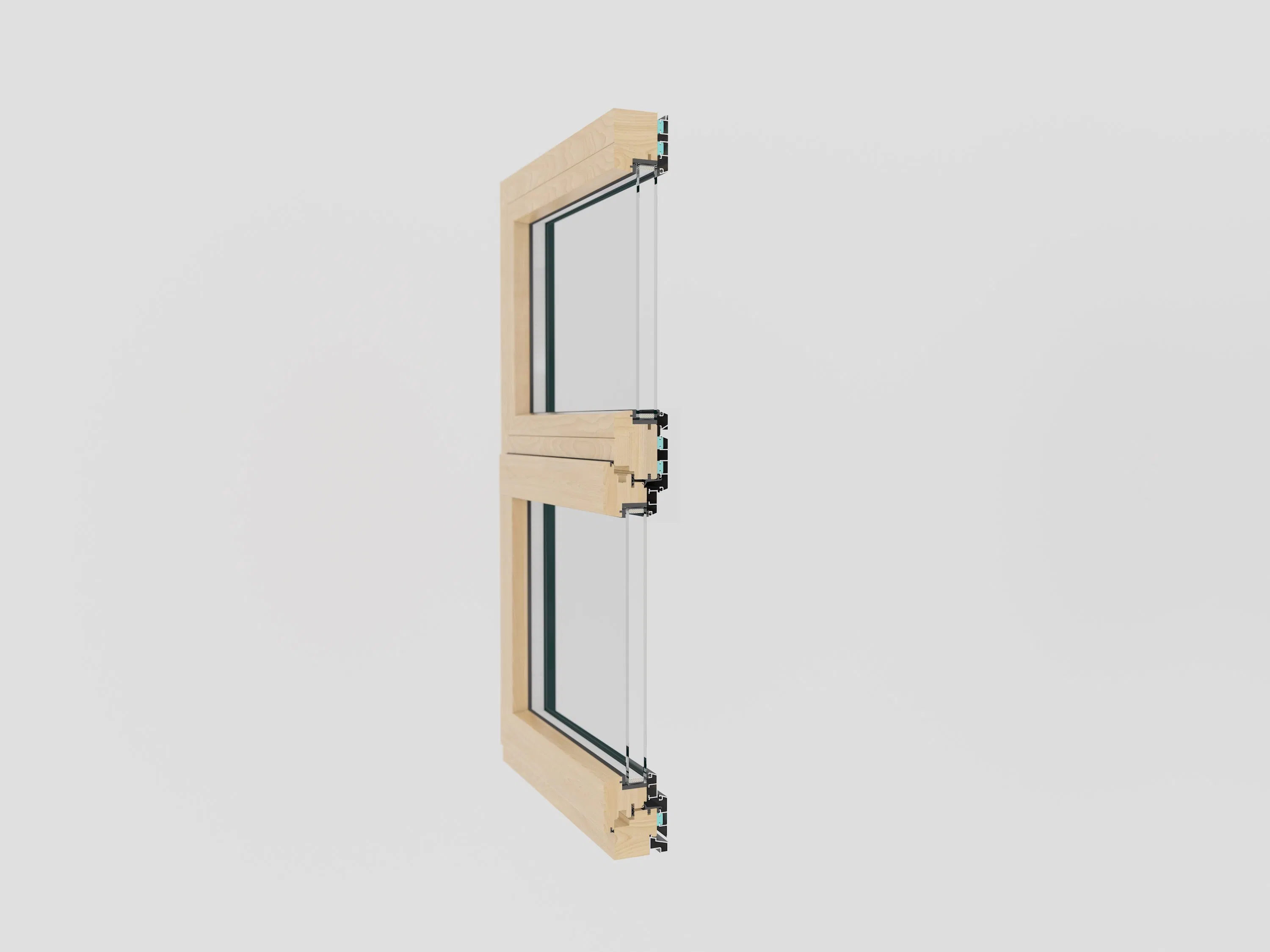 Standard Aluminum-Clad Wood Window
